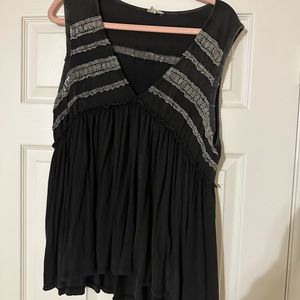 POL Black Babydoll Tank